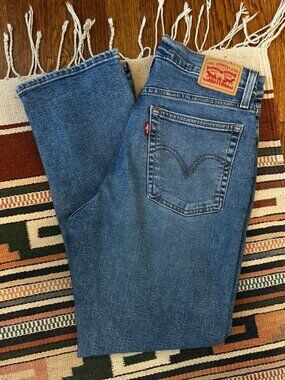 Levi’s Wedgie Straight Jeans W30 L28 Medium Wash Water<Less stretch Denim